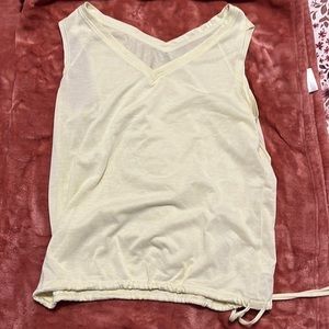 Sinch yellow tank top